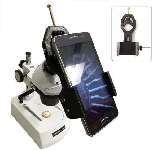 Adaptador Universal De Celular Para Lupa/Microscopio/Telescopio.